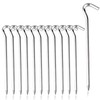 Yesmin 12pcs 7 Inch Metal Heavy Duty Tent Pegs 18