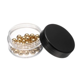 sourcing map 50 Pcs 5 mm Bearing Balls H62 Brass Ball G200 Precision Balls