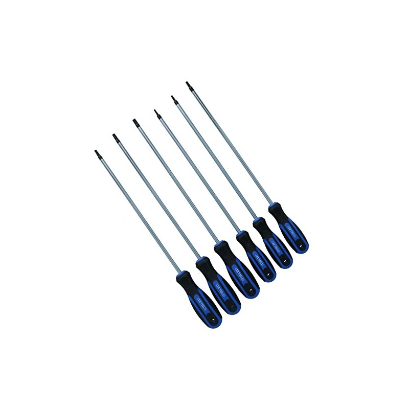 Torx Star Extra Long Screwdrivers T10 - T30 Total Length