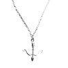 Archery Bow and Arrow Charm Necklace, Archery Jewelry, Gift for