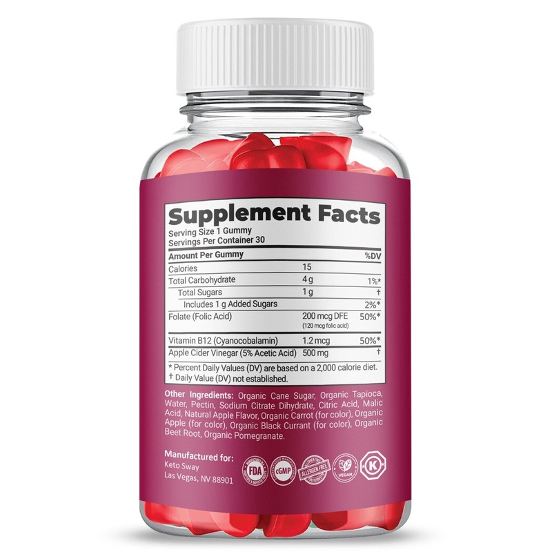 KetoSway Keto ACV Gummies, Keto Sway Keto ACV Max Strength