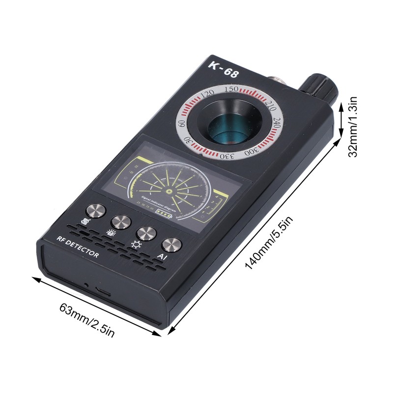 Concealed Camera Detector Finder Privacy Protector ABS Signal Electronic Tracker