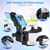 WixGear Stroller Cup Holder with Phone Stand Holder, 2-in-1 Universal