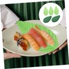 MAGICLULU 200pcs Sashimi Leaves Sushi Decorative Grass Fake Leaves for