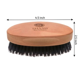 ドイツ製手作り 1869年から 男性用ヘアブラシ、メンズヘアブラシ ― 100% 猪毛男性用グルーミングヘアブラシ、100%ボアブリストル男性用グルーミングヘアブラシ、細毛から普通毛用、木製ヘアブラシ