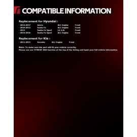 Torchbeam Front Disc Ceramic Brake Pads Kit Fits2011-2015 Kia Sorento, 2014-2016 Hyundai Santa Fe Sport, 2010-2012 Hyundai Santa Fe, 2013 Santa Fe Sport 2.4L, Automotive Replacement Brake Pads,D1432