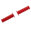 Handlebar rubber set, waffle pattern, rubber grip (sleeve) for firm