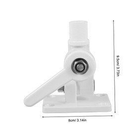 BESPORTBLE Fishing Boat Antenna Bracket Marine Supplies Boat Navigation Mount Sturdy Adjustable Antenna Mounting Rack