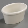 CFS S31042 Melamine Smooth Oval Ramekin, 2 oz, Bone