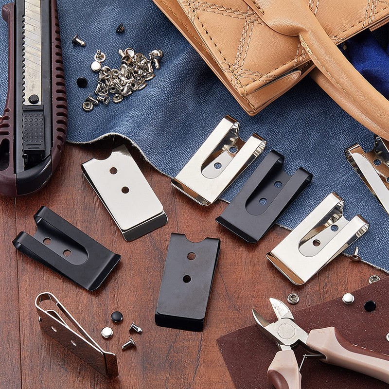 Frienda 10 Pcs Metal Belt Clip Buckle Spring Hook Belt