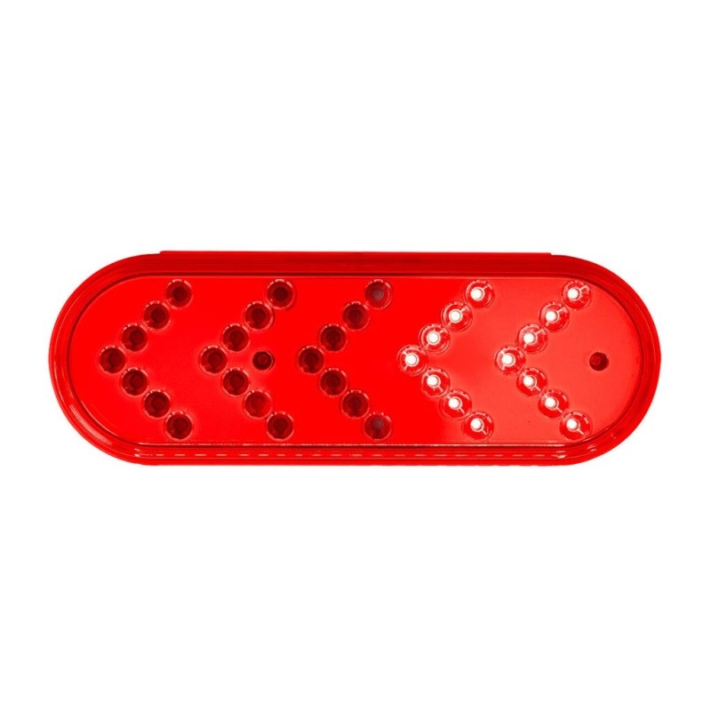 United Pacific 35LED 5” Reflector Oval Sequential Turn Signal Light