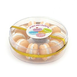 MyTinyWorld Dolls House Miniature Box of 10 Vanilla Macaroons