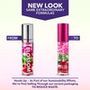 Blossom Brillo de labios enrollable, impregnado con flores reales, fabricado