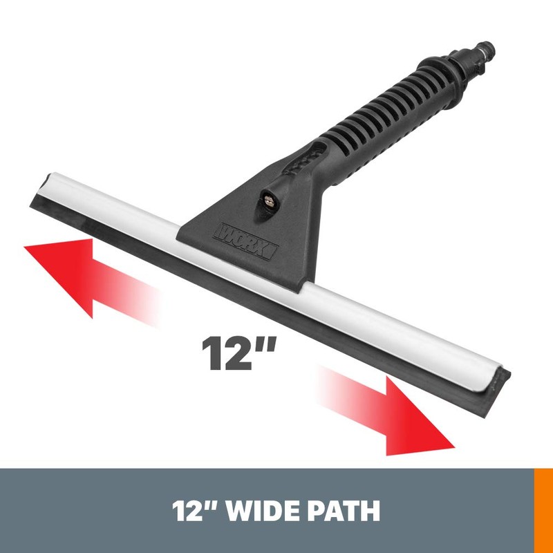 WORX WA4050 Hydroshot Accessory Window Squeegee, Black