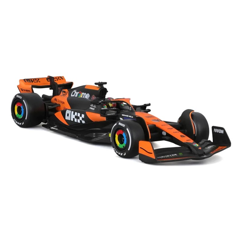 Bburago 2024 F1 Mclaren Mcl38 Miami Gp #81 Oscar Piastri