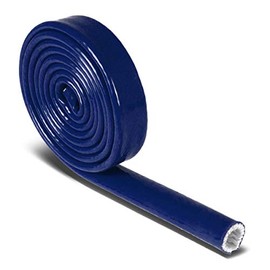 Auto Dynasty Blue Heat-Shielded Fire Sleeve Compatible with Oil Fuel Lines & Electrical Wiring (10mm X 1-Ft)
