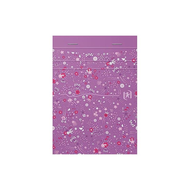 Oxford 400094827 A6 Flowers Staple for Cards, 80 Sheets, 10.5