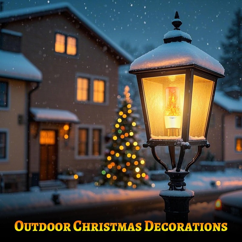 HoogaLife Flame Light Bulbs, Warm Flickering Light Bulbs Effect of