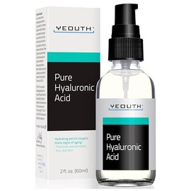 YEOUTH Acido Hialuronico Puro para rostro al 100, suero hidratante para pieles secas y apagadas - Serum Facial - Facial - Hidratante Facial - para... 