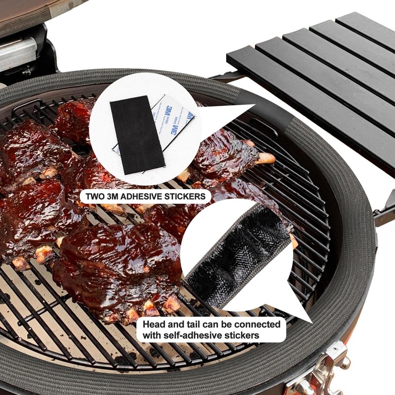 Onlyfire Wire Mesh Gasket Kit Fit for Kamado Joe Big