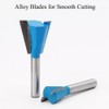 TopHomer Dovetail Router Bit, Wood Milling Cutter Tool for Making