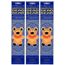 Bean Bear Incense Sticks Ultimate Vanilla 3 Pcs/GONESH BEAN BEAR INCENSE STICK ULTIMATE VANILLA / JI504 (JACK STRAW)