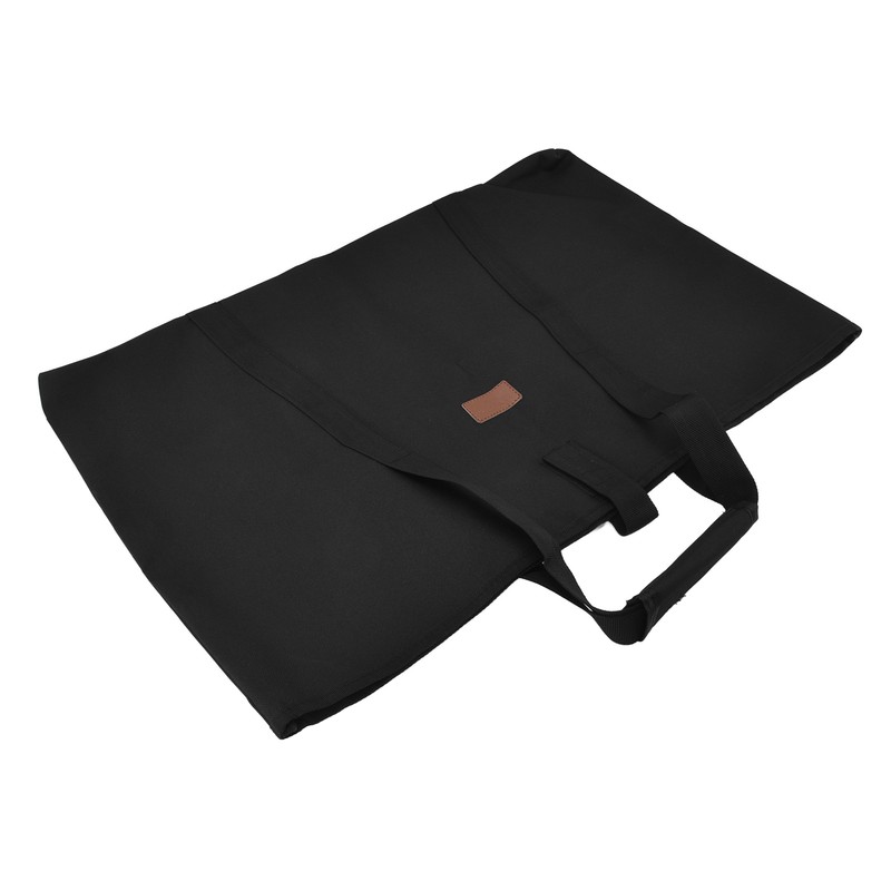 Folding Table Storage Bag Sponge Interlayer Waterproof Oxford Cloth Black
