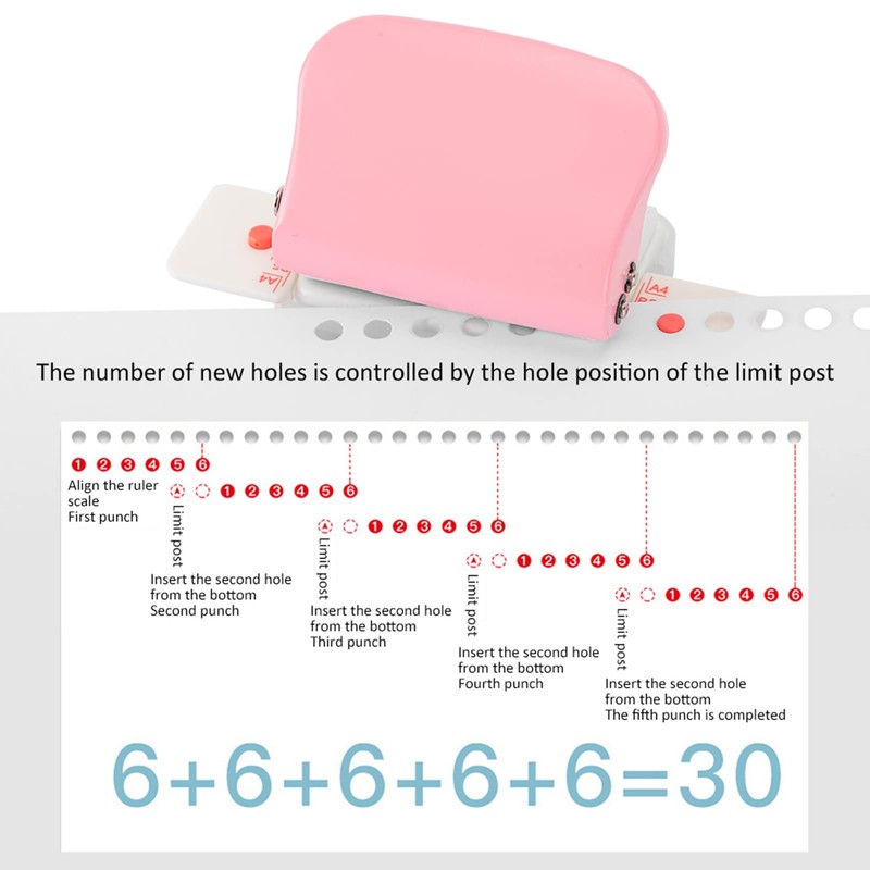 26-Hole 30-Hole Paper Hole Punch Manual Hole Punch A4 B5