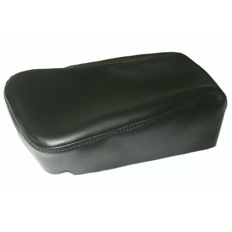 Kar Designers Real Leather Black Center Console Lid Cover Fits