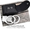 2 Pack Handcuff Pouch,Tactical Nylon Handcuff Holder Utility Holster with