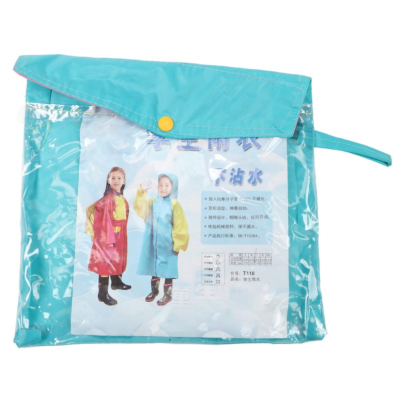 Kids Raincoat Toddler Windprood Rain Poncho Reusable Rain Jacket with