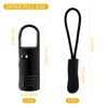 8PCS Zipper Pull Set, Black Zipper Pull Replacement for Backpacks,