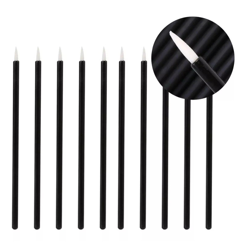 Veraly Pincel Delineador De Ojos Cepillo Delineado Punta Suave 50pz