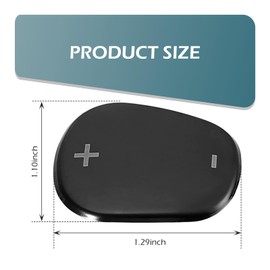 Zikefest Auto Car Gear Shift Knob Cover Sticker, Stainless Steel Car Shift Knob Cover, Compatible with Equinox 2018-2020 (Black)