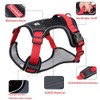 Coogime Breathable Dog Harness, No Pull Chest Harness, Reflective Stripes