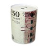 £50 Pound Money Tin Can Box With Printed Piggy Bank