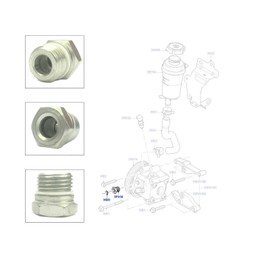 Power Steering Pipe Connector Nut Fits Ford Focus Fiesta Mondeo Transit 6742740