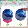 Universal Sanding Pad Holder for Bowling Balls – Comes with