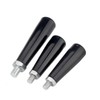 BOZONLI Clamping Handles Screw Knobs Handgrips, M8 Threaded Bakelite Carbon