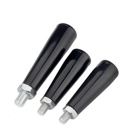 BOZONLI Clamping Handles Screw Knobs Handgrips, M8 Threaded Bakelite Carbon Steel Revolving Handle Grip 3pcs