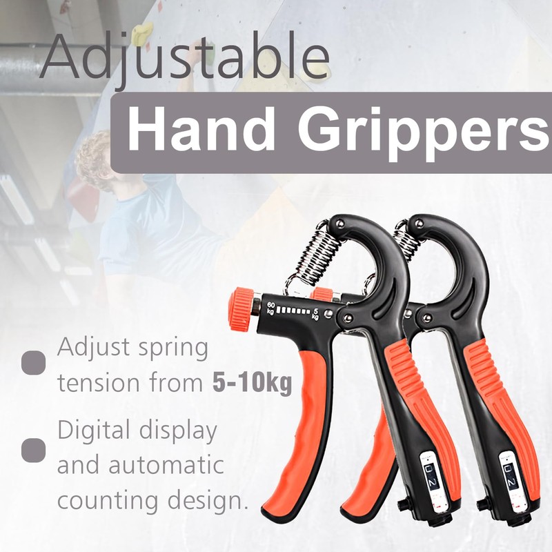 Hand Exerciser Set 10 Pack Finger Exerciser Grip Trainer Pair