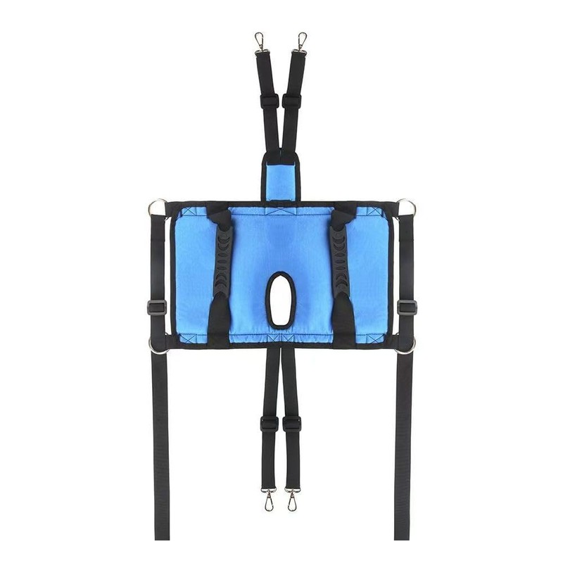 CUEMOON Dog Carrier Strap, Blue Emergency Backpack Support for Rehabilitation