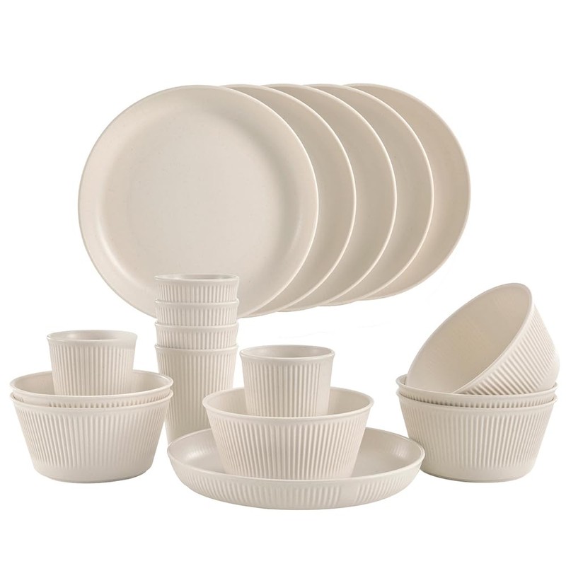 Wheat Straw Dinnerware Sets