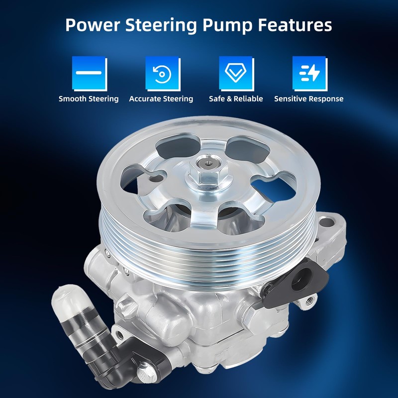 21-5419 Power Steering Pump with Pulley Compatible with 2002-2011 Acura