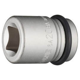 TONE Impact Inner Socket 6A-20BA Insertion Angle 0.7 inch (19.0 mm) (3/4 inch), Double Side Width 0.8 inch (20 mm)