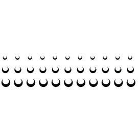 Comet Busters Fancy Black Moon Bindi