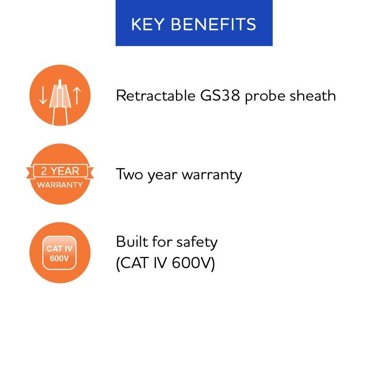 Martindale VI13800 Safety Voltage Indicator, Yellow