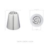 KitchenCraft Sweetly Does It Stainless Steel Russian Icing Nozzle, 2
