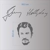 Johnny Hallyday Wall Sticker anthracite