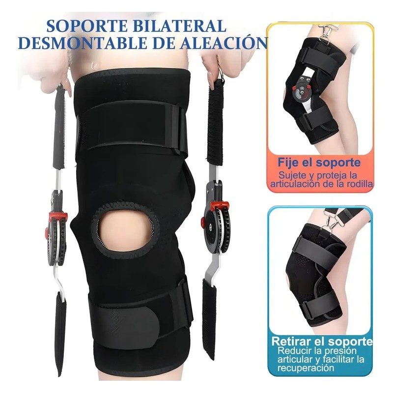 Rodillera Mecanica Postoperatoria Soport Ortopedia Ajustable